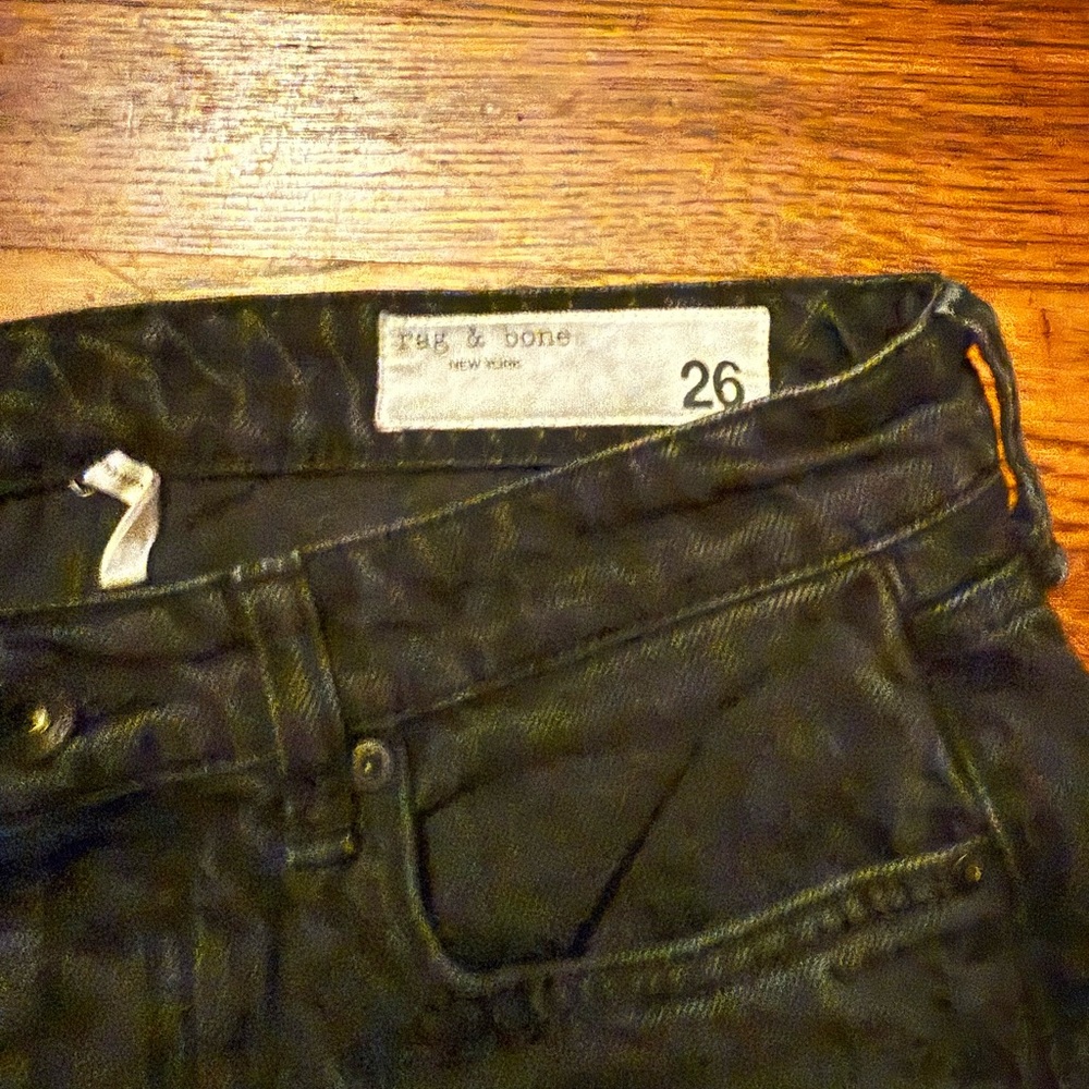 Rag and bone women’s Harlow Black Jeans - Picture 5 of 6